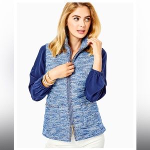 NWT Lilly Pulitzer Noella tweed vest